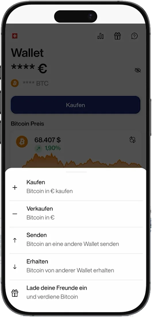 Relai-App: Bitcoin kaufen, verkaufen, senden und erhalten