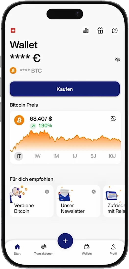 Relai-App auf dem Smartphone